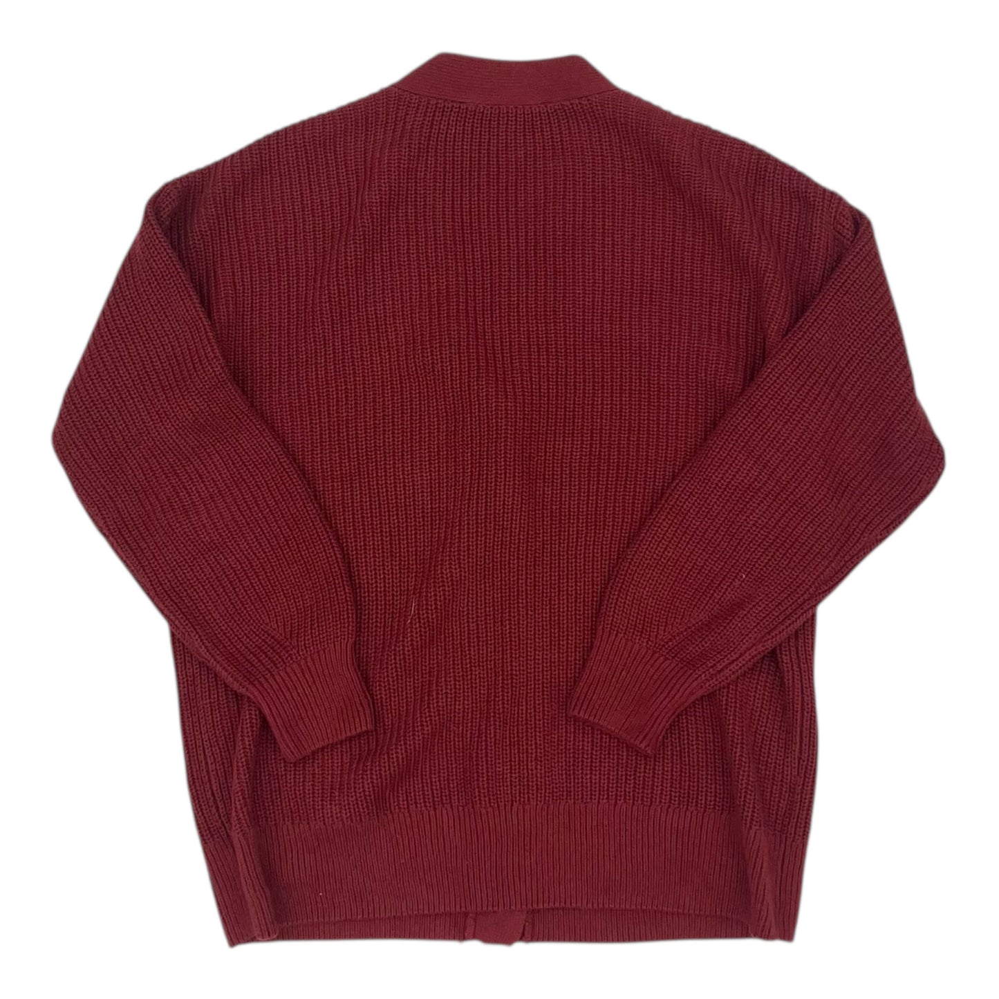 Sweater Cardigan By Loft In Cream, Size:M