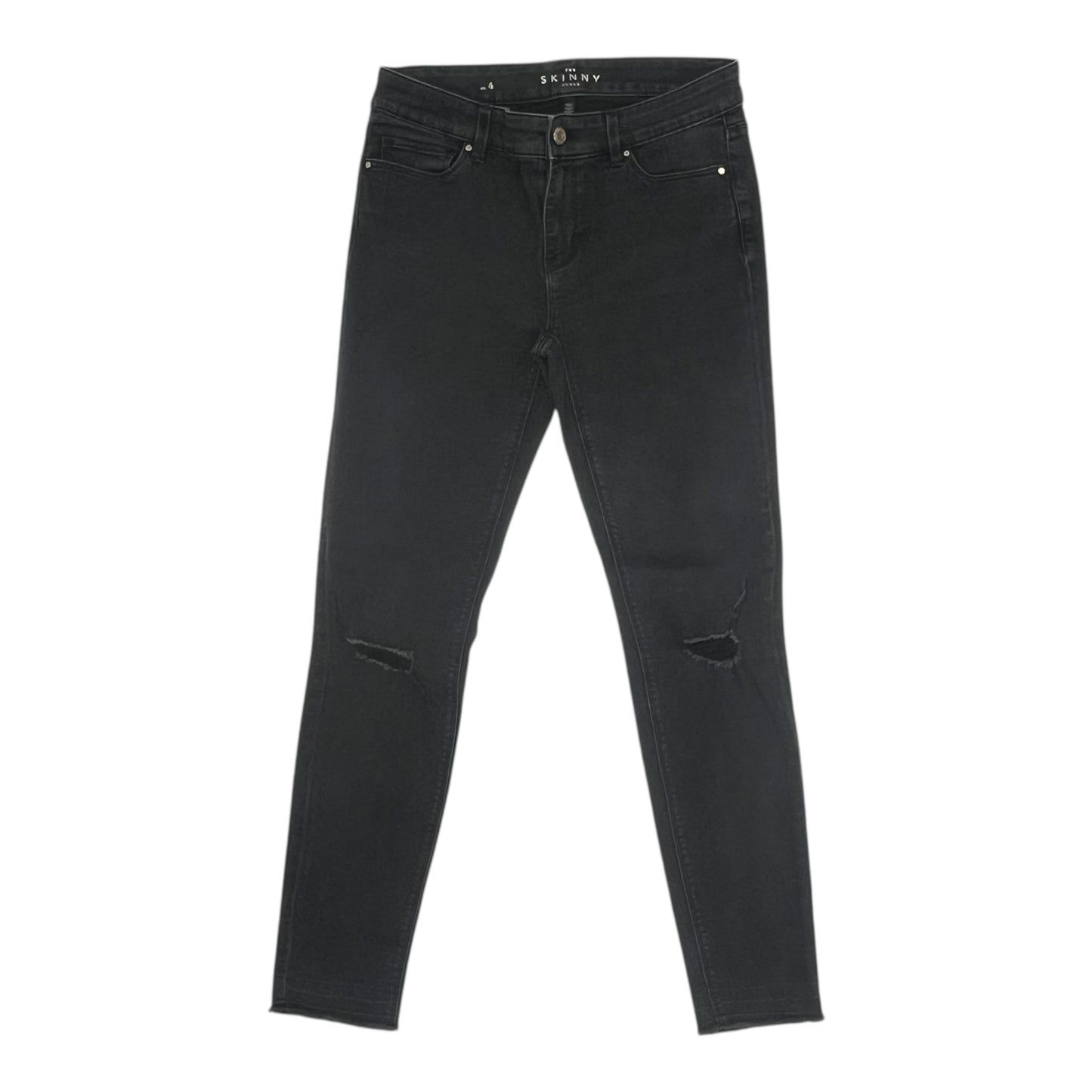 Jeans Skinny By White House Black Market In Black Denim, Size:4