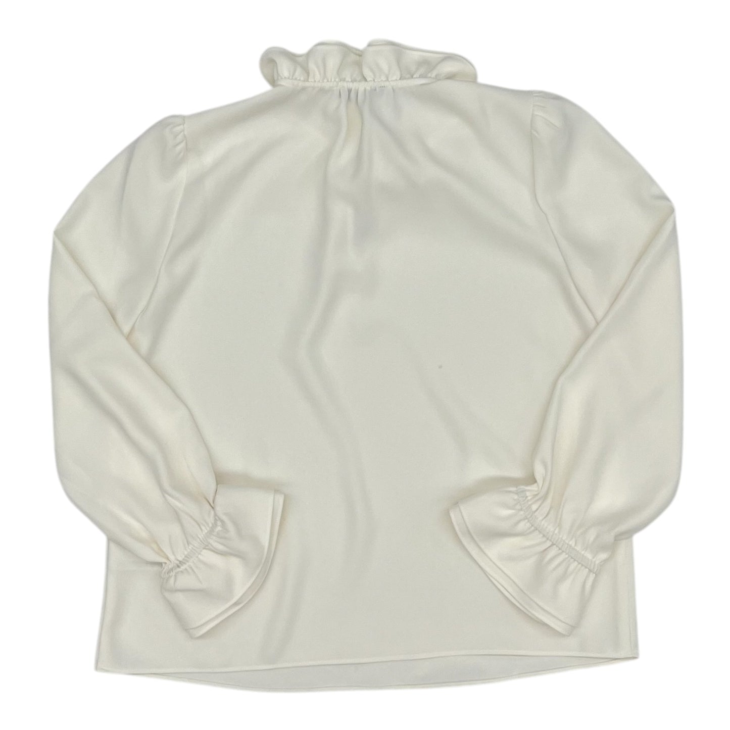 Blouse Ls By J. Crew In Cream, Size:M