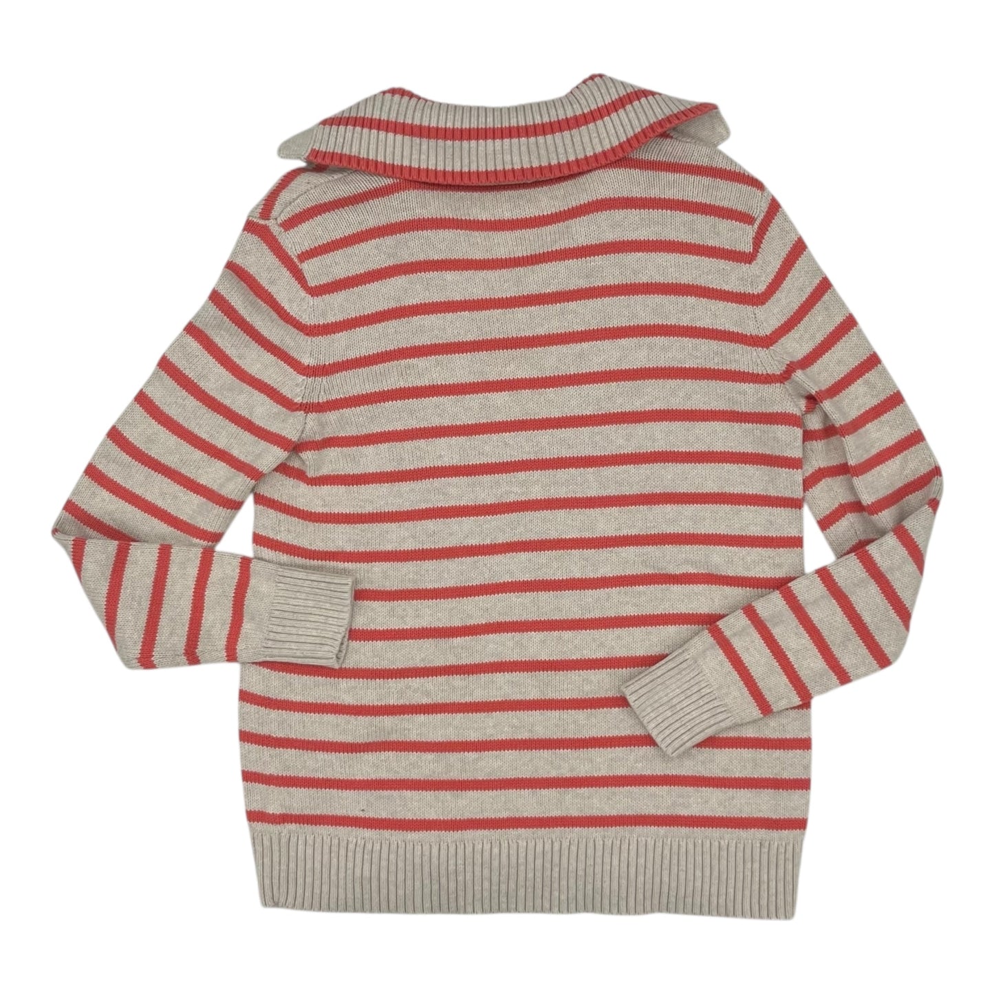 Sweater By Talbots In Cream & Pink, Size:S