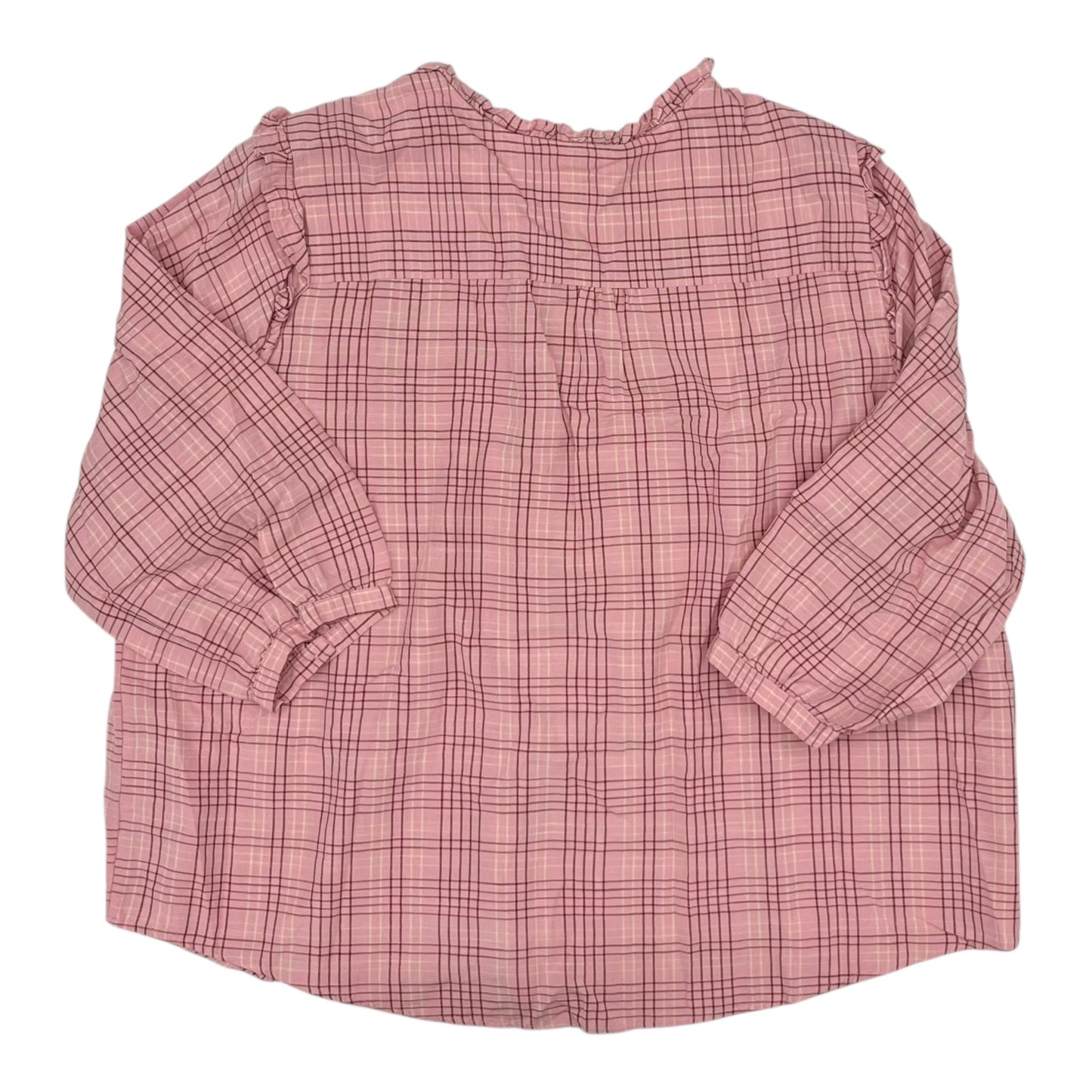 Blouse Ls By Lc Lauren Conrad In Pink, Size:3X