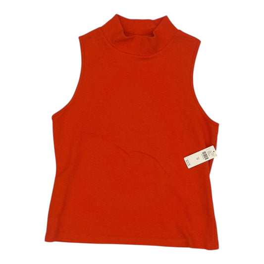 Top Sleeveless By Maeve In Orange, Size:M