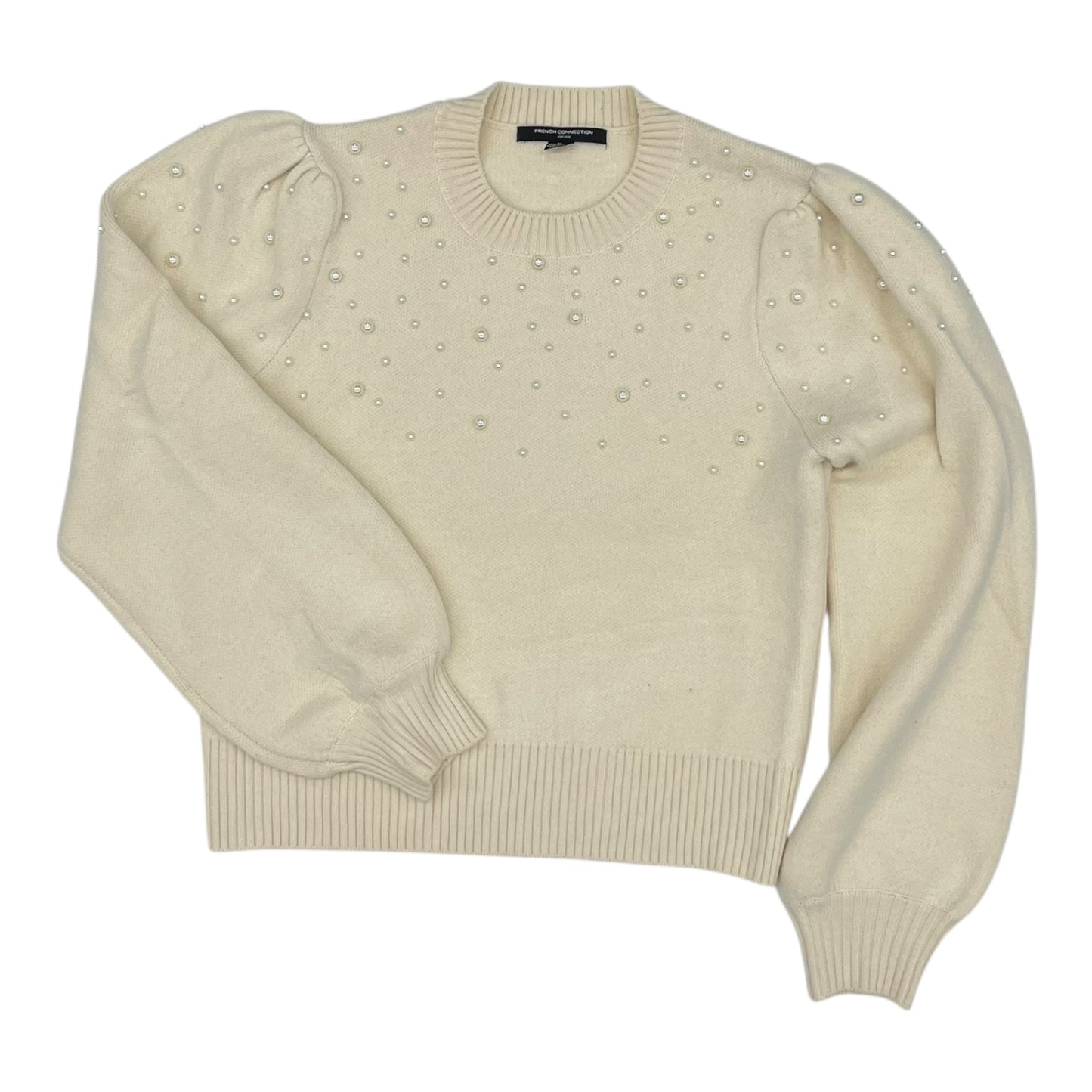 Sweater By French Connection In Cream, Size:Xl