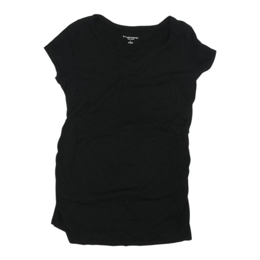 MATERNITY TOP SS by LIZ LANGE MATERNITY in BLACK, Size:M