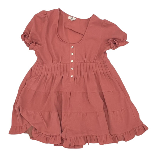 ROMPER by ENTRO in PINK, Size:M