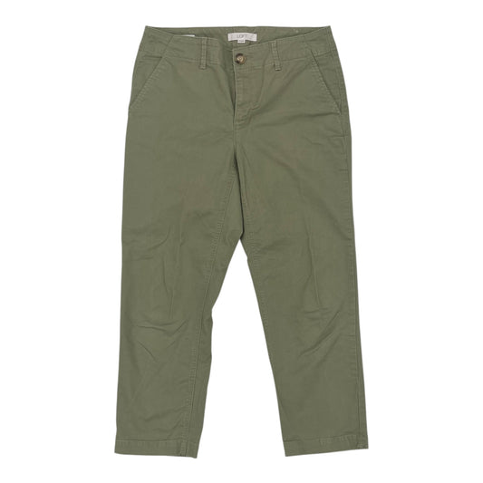PANTS CHINOS & KHAKIS by LOFT in GREEN, Size:4P