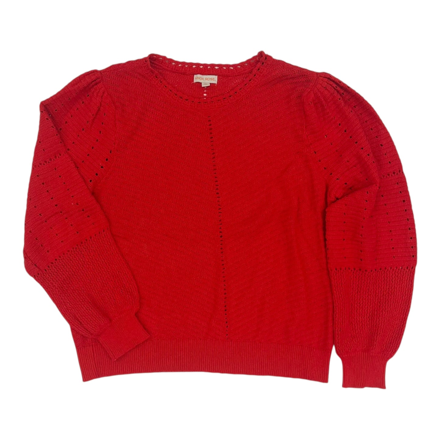 Sweater By Knox Rose In Red, Size:Xxl