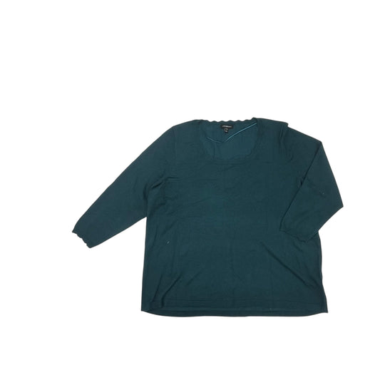 Sweater By Lane Bryant In Teal, Size:1X