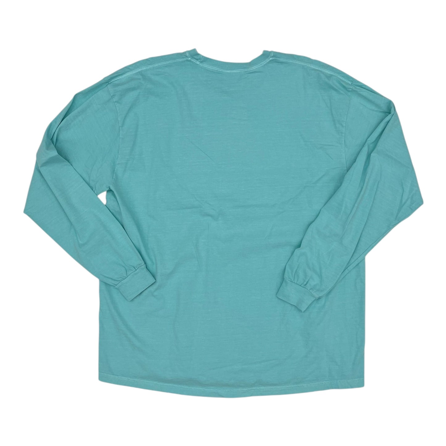 Top Ls By Comfort Colors In Aqua, Size:2X
