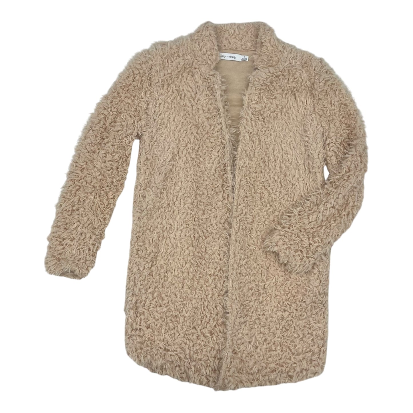 Sweater Cardigan By Bishop + Young In Tan, Size:S