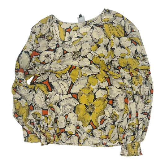 Blouse Ls By Cabi In Cream, Size:M