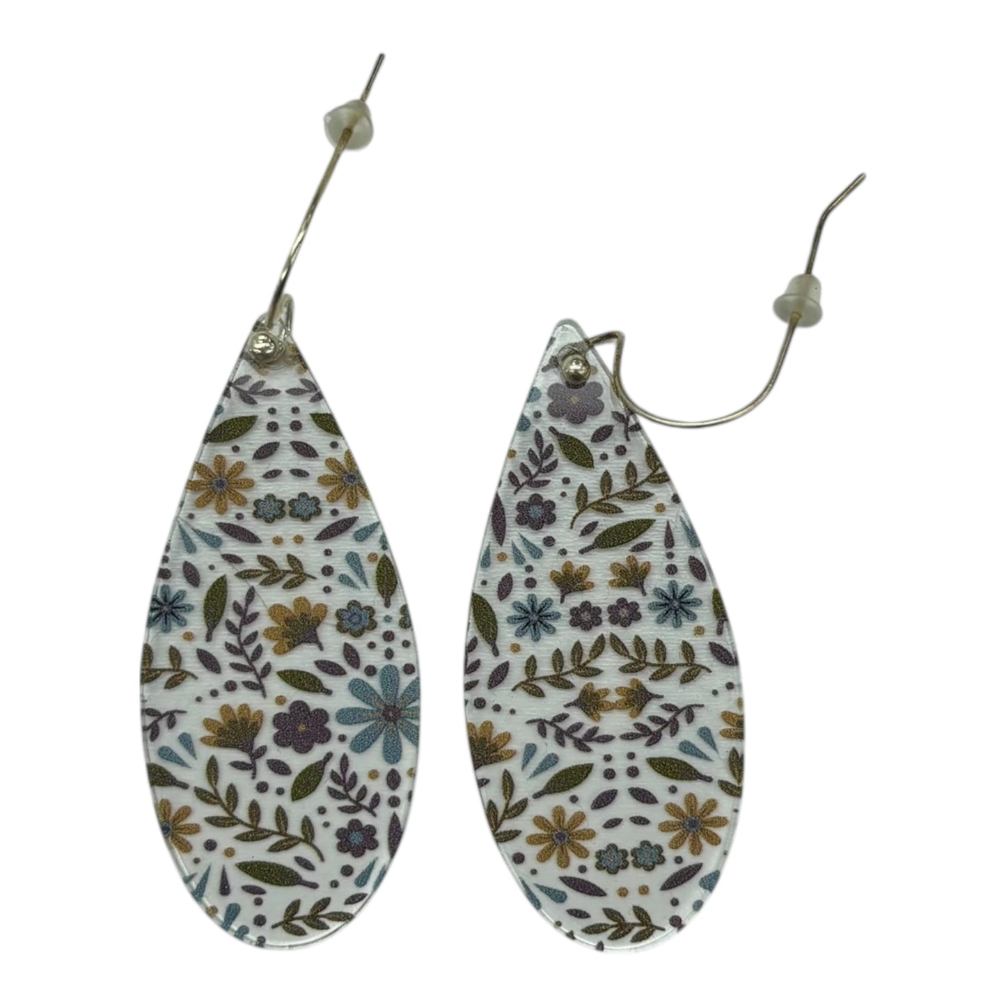 EARRINGS DANGLE/DROP by    CLOTHES MENTOR In FLORAL PRINT