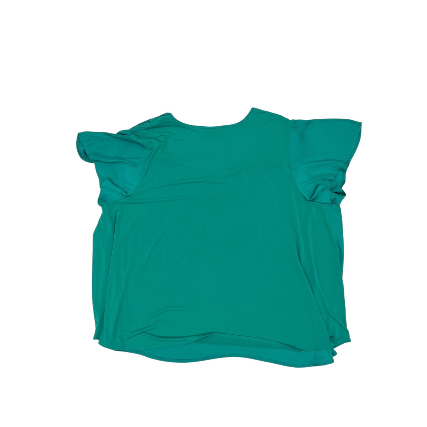Blouse Ss By Lane Bryant In Green, Size:4X