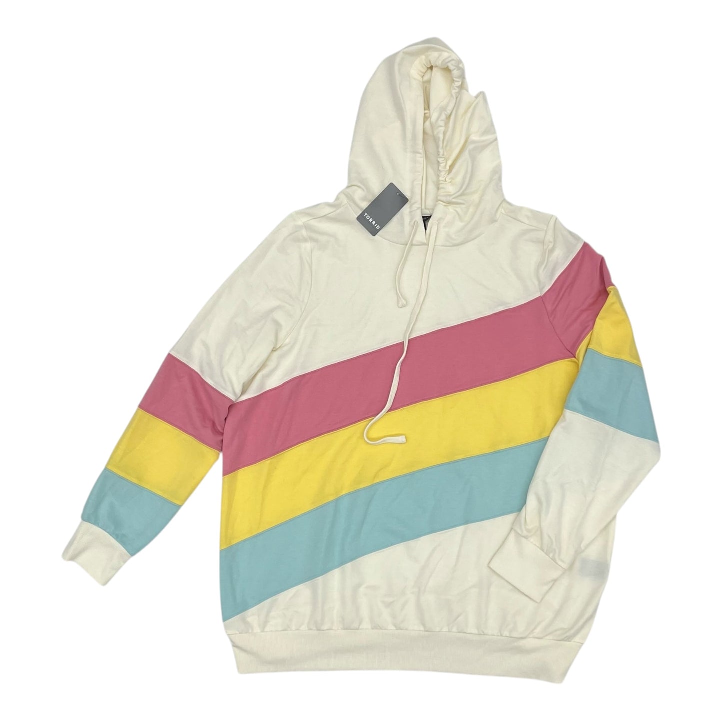 Sweatshirt Hoodie By Torrid In Multi, Size:L