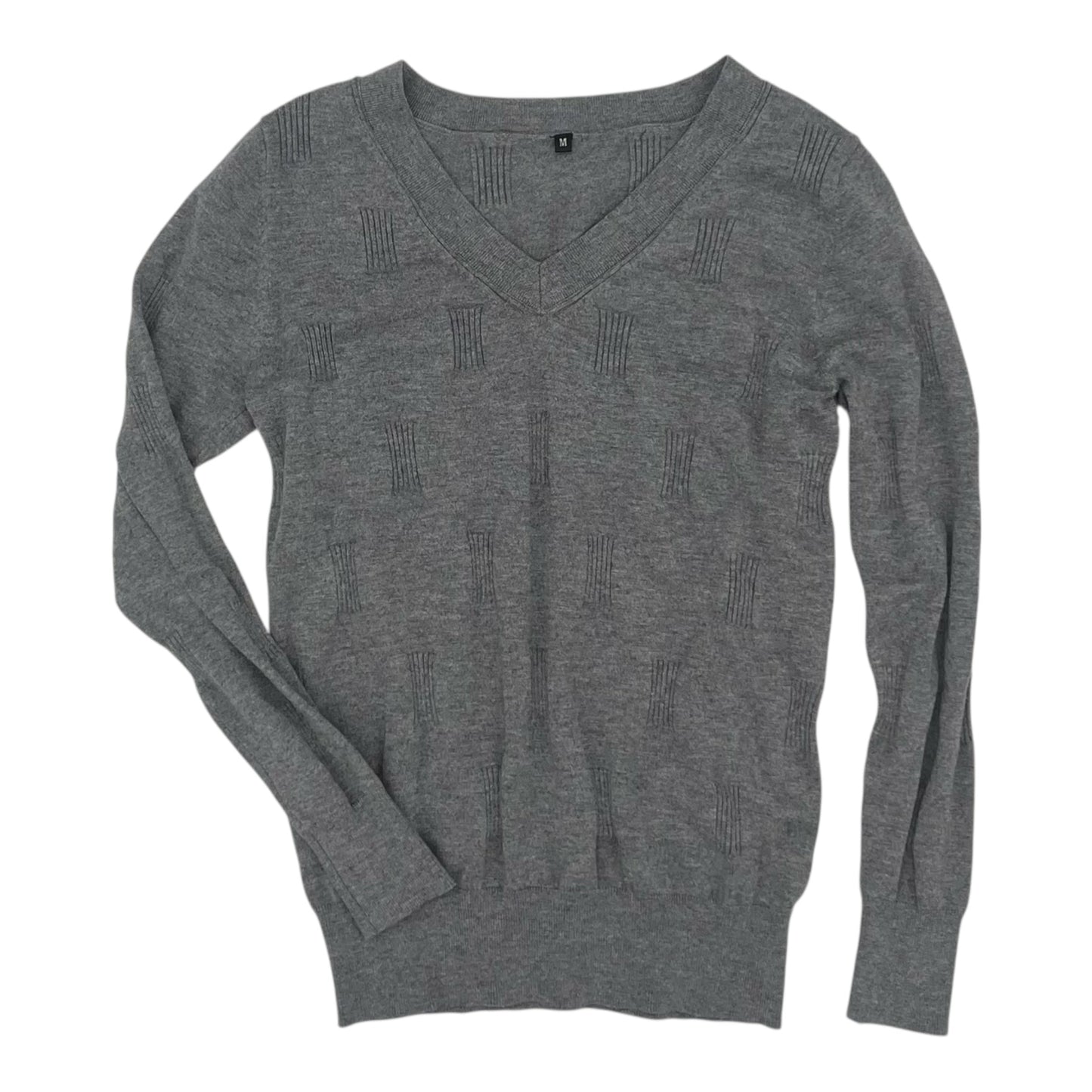 Sweater By Clothes Mentor In Grey, Size:M