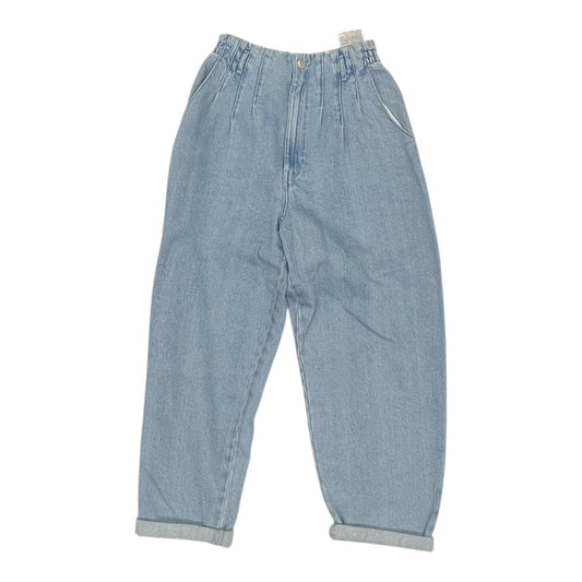 Jeans Wide Leg By Zara In Blue Denim, Size:6