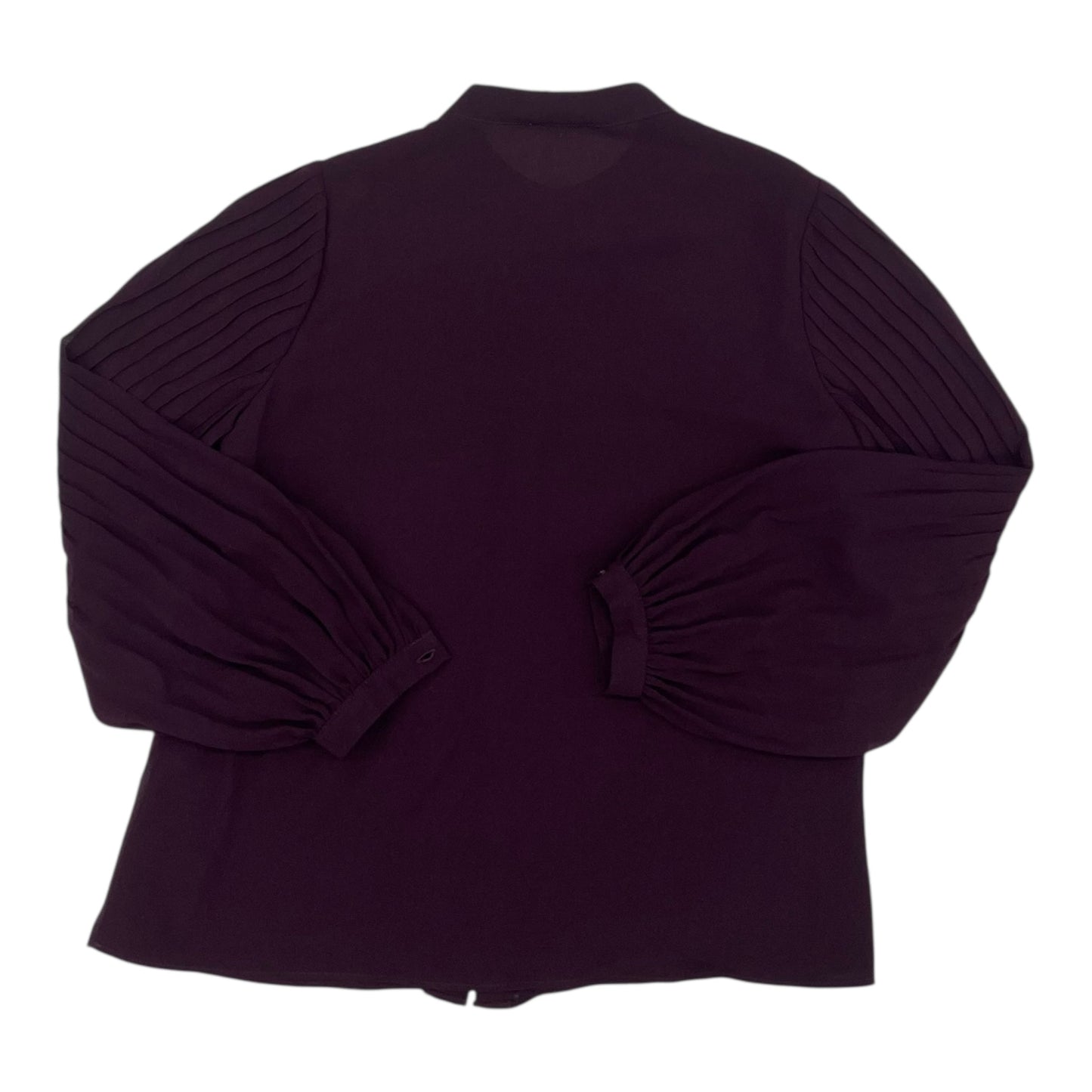 Blouse 3/4 Sleeve By Calvin Klein In Purple, Size:S