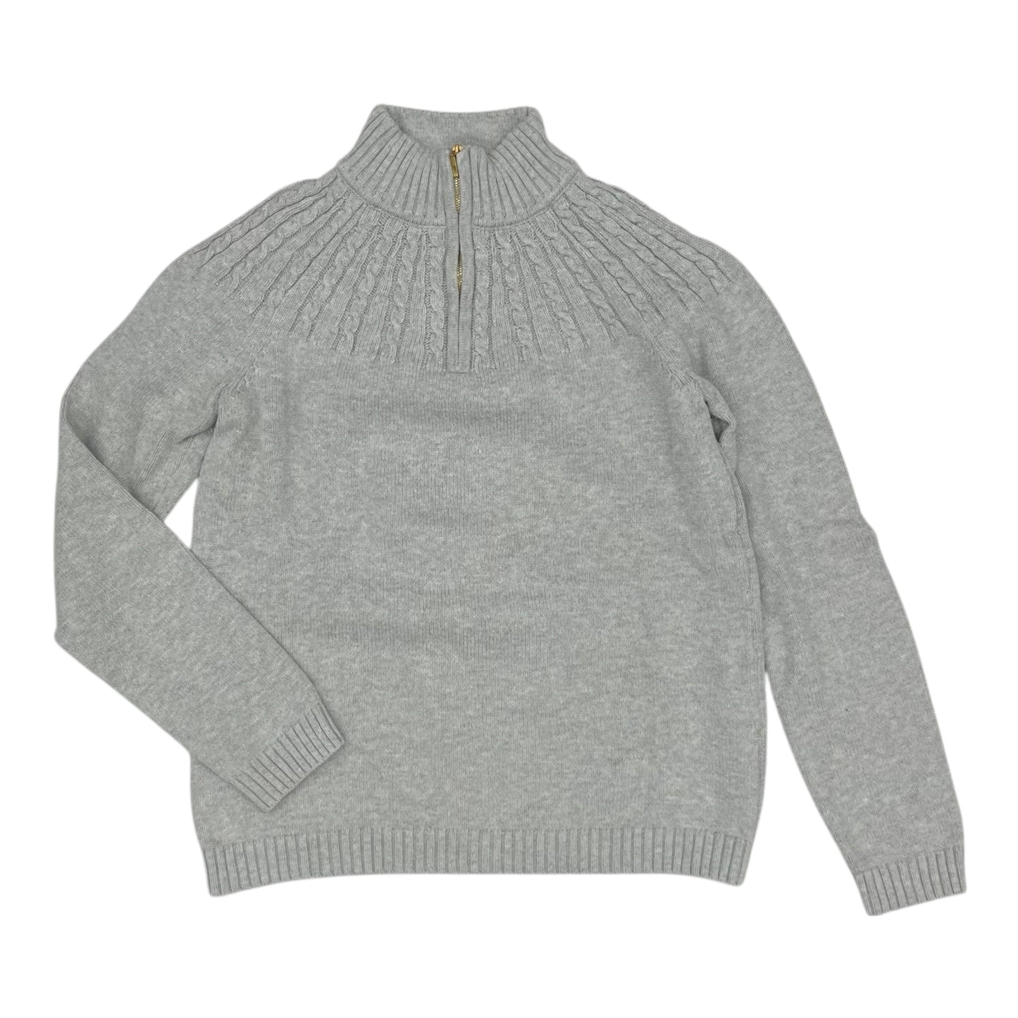 Sweater By Lands End In Grey, Size:M
