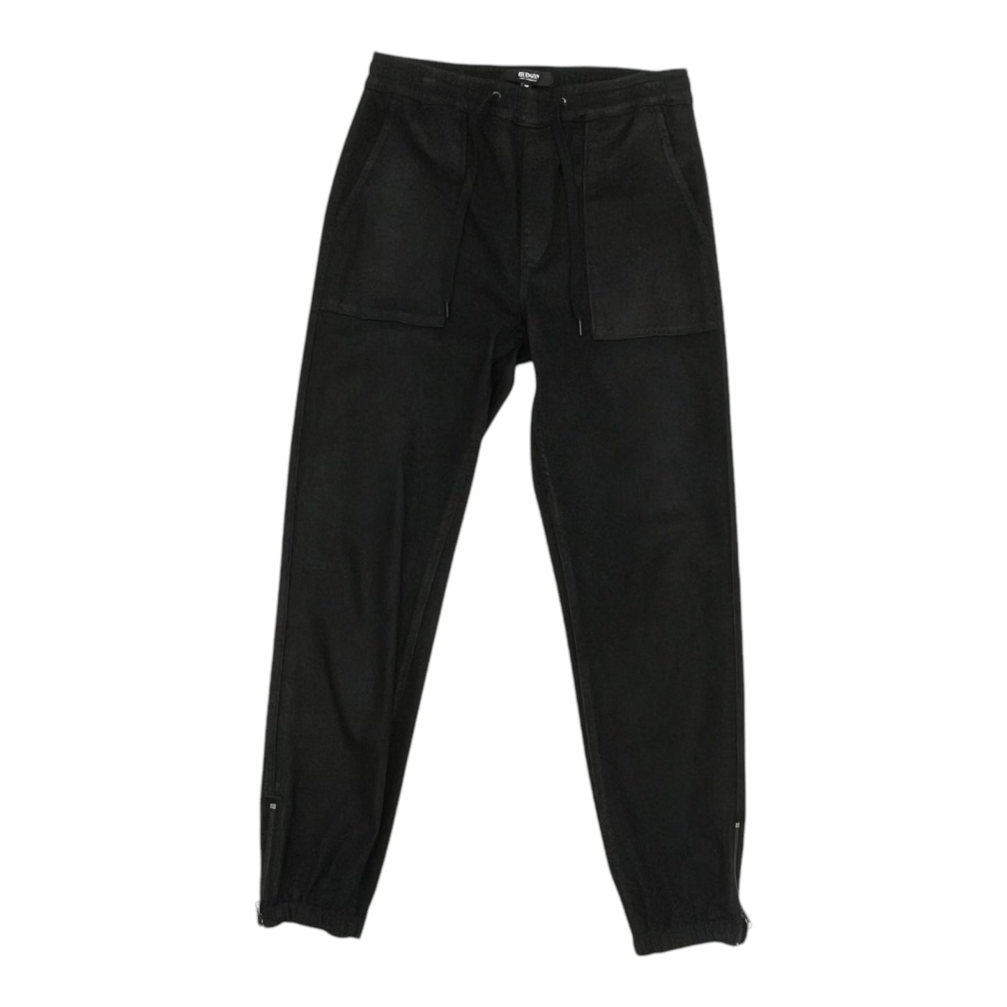 Pants Joggers By Hudson In Black Denim, Size:S
