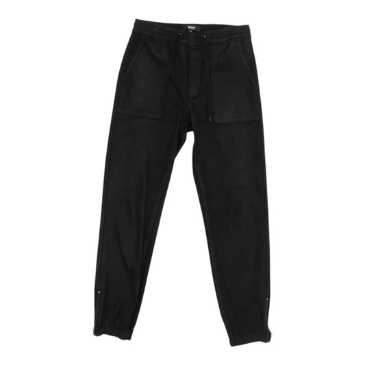 Pants Joggers By Hudson In Black Denim, Size:S