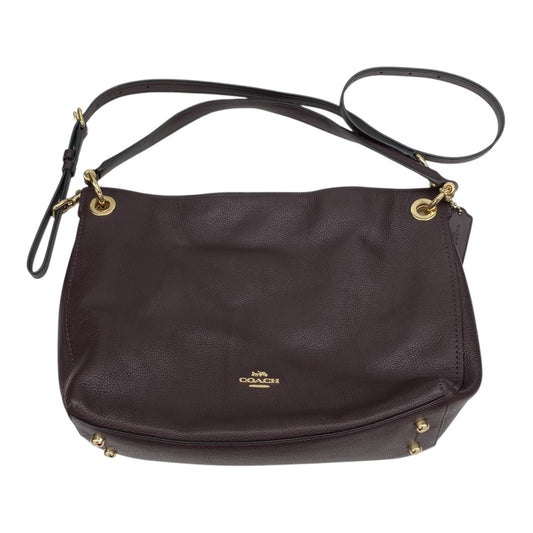 Handbag Designer By Coach In Purple, Size:Medium