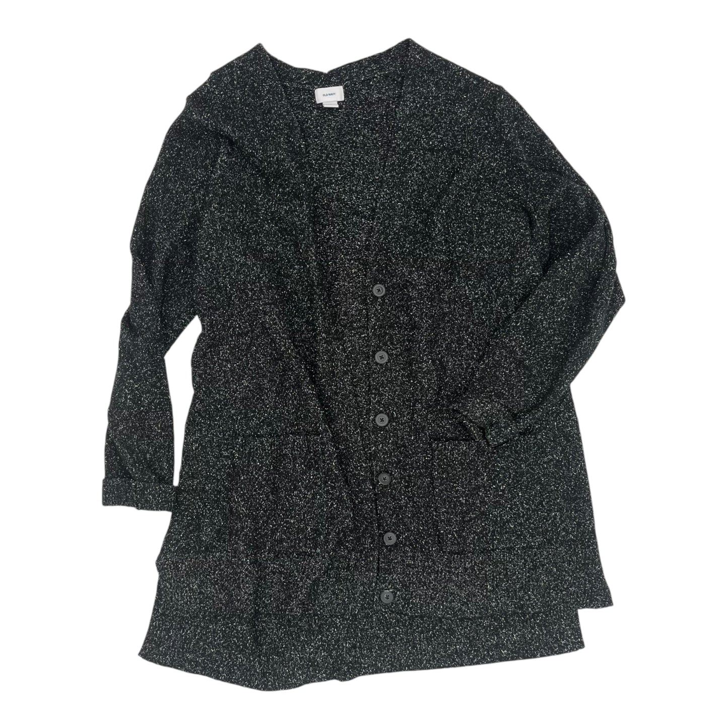 Sweater Cardigan By Old Navy In Black, Size:Xxl