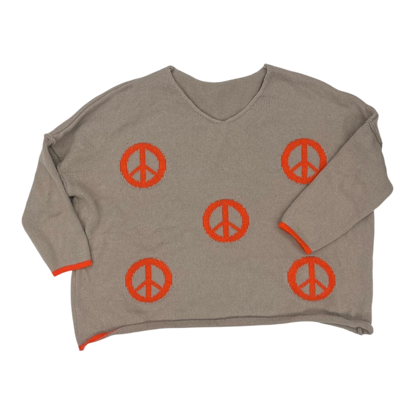 Sweater By Cme In Tan, Size:3X