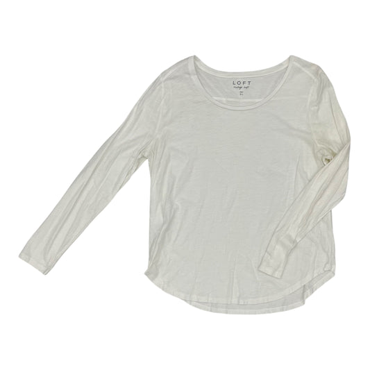 Top Ls Basic By Loft In White, Size:Xl