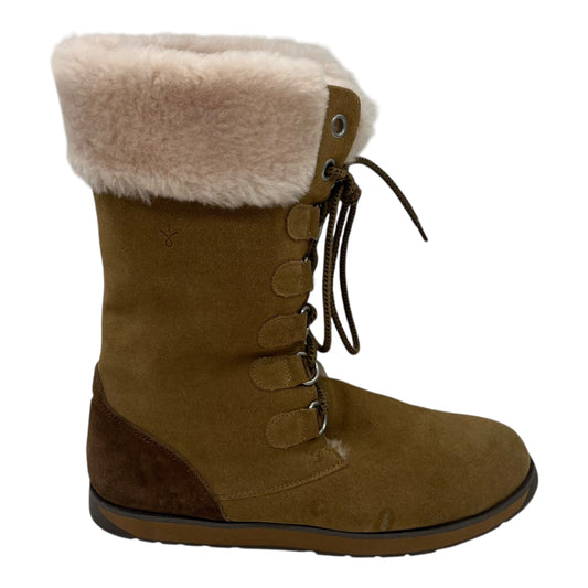 Boots Snow By Emu In Brown, Size:10