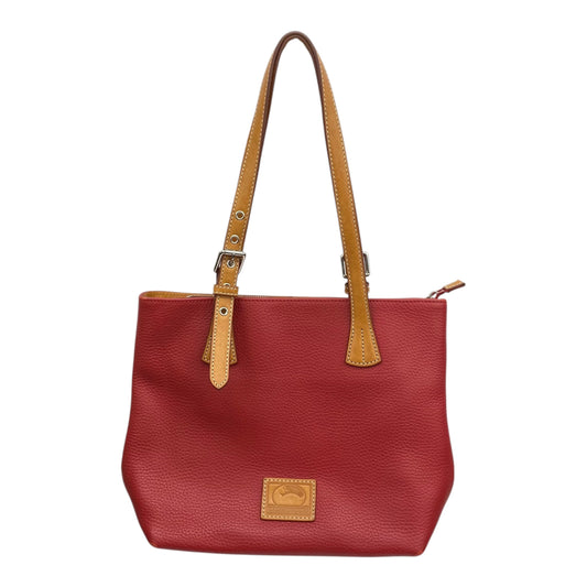 Handbag Designer By Dooney And Bourke In Red, Size:Medium