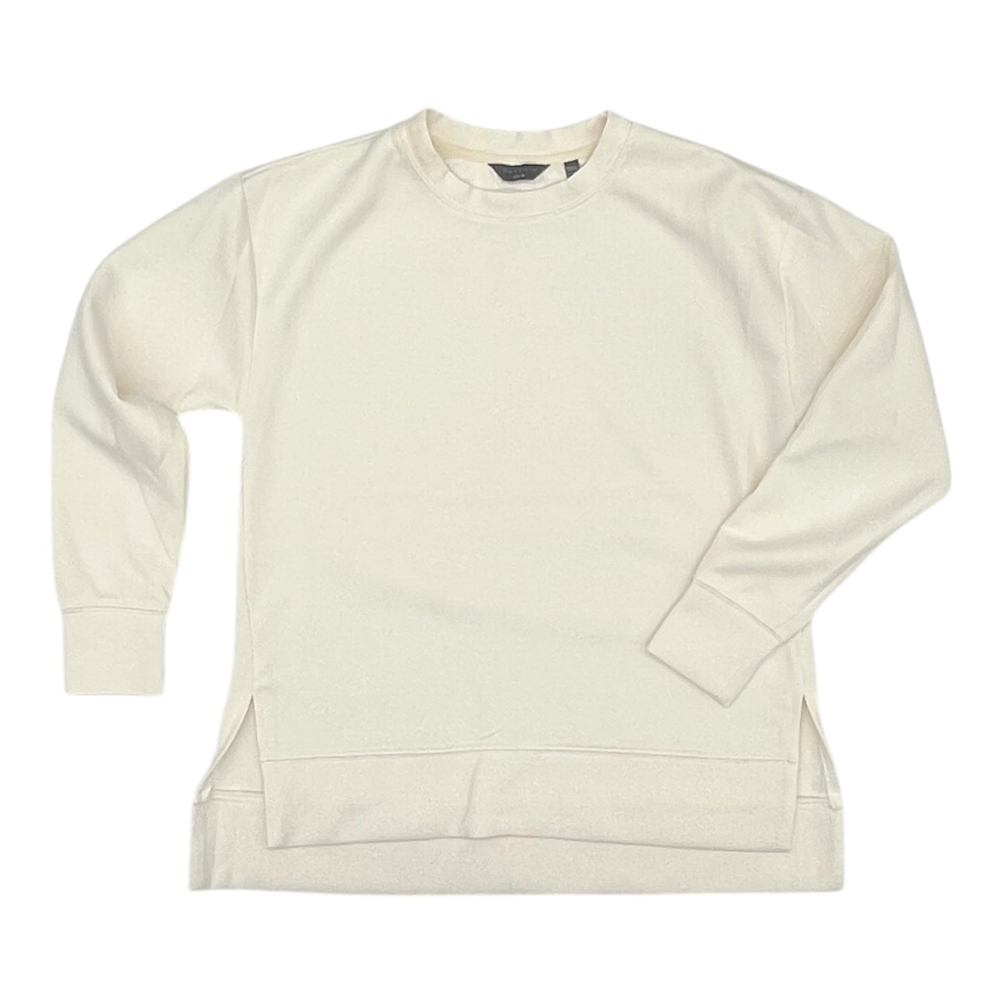 Athletic Top Ls Crewneck By Danskin In Cream, Size:S