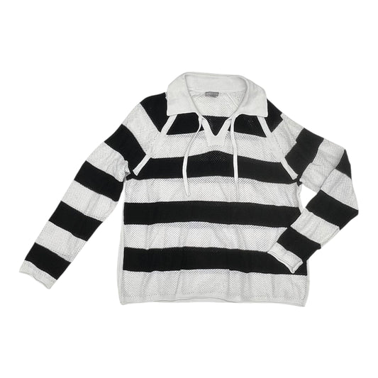 Sweater By Talbots In Black & White, Size:Xl