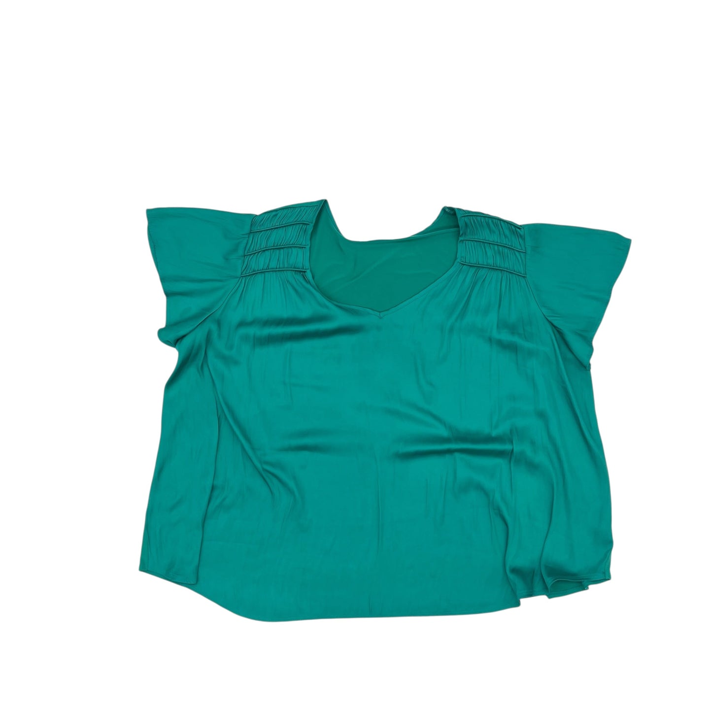Blouse Ss By Lane Bryant In Green, Size:4X