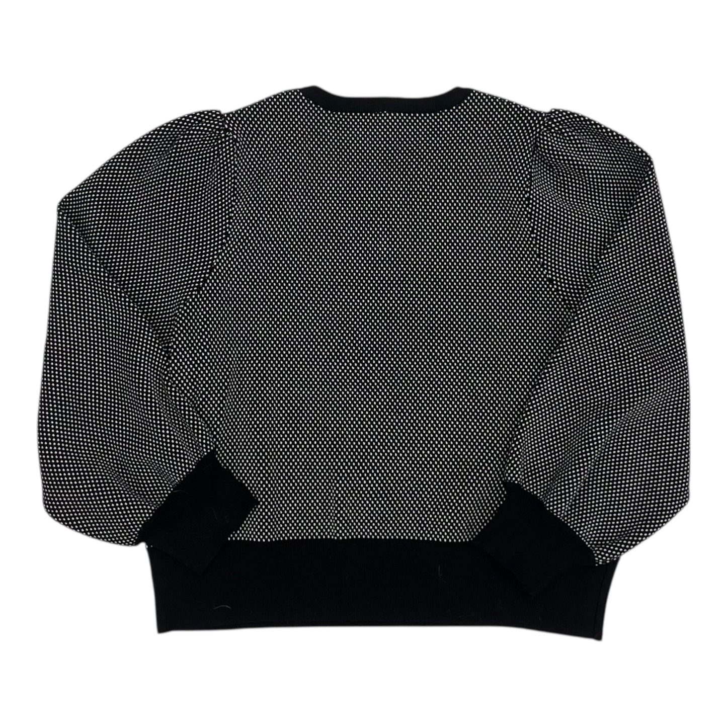 Sweater By Adrianna Papell In Black & Cream, Size:Xl