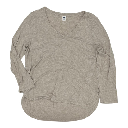 Top Ls Basic By Old Navy In Tan, Size:L
