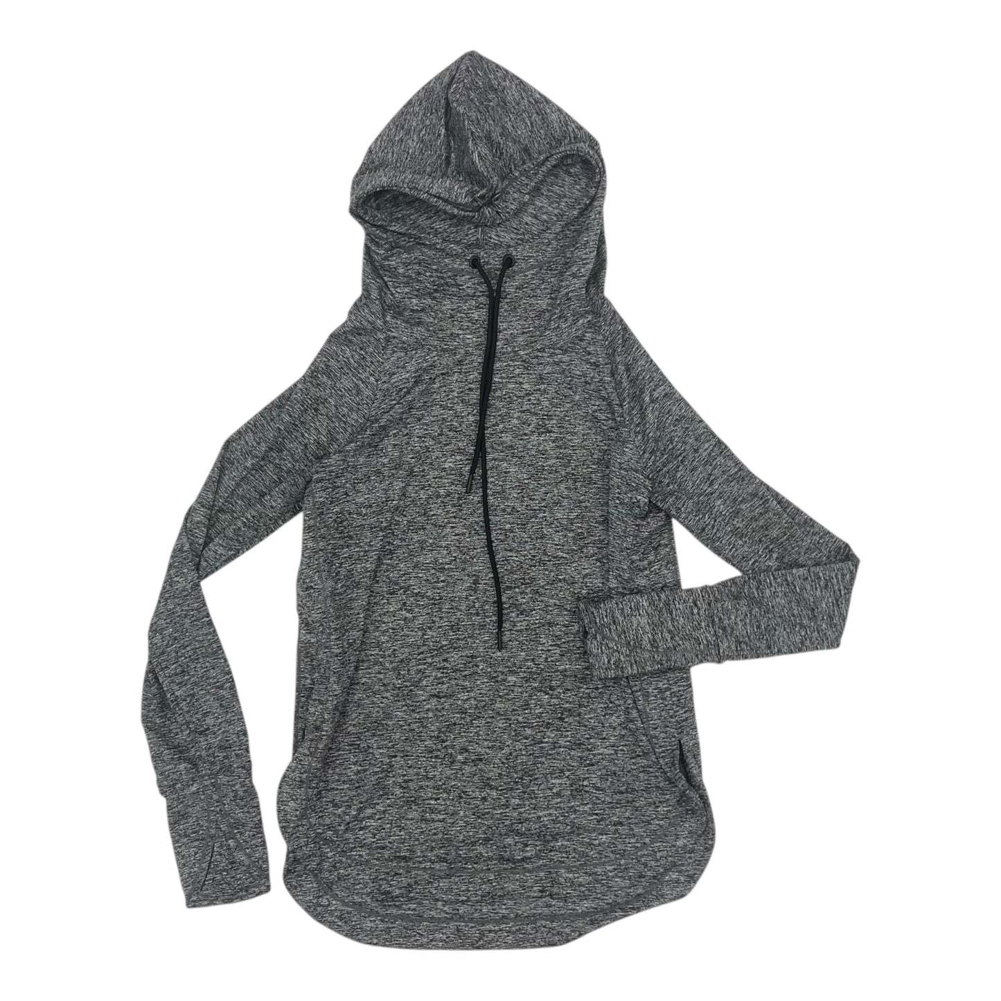 Athletic Top Ls Hoodie By Athleta In Grey, Size:S