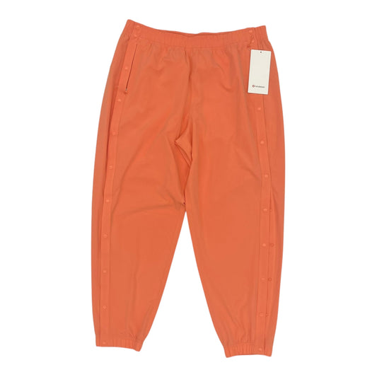 Athletic Pants By Lululemon In Orange, Size:Xl