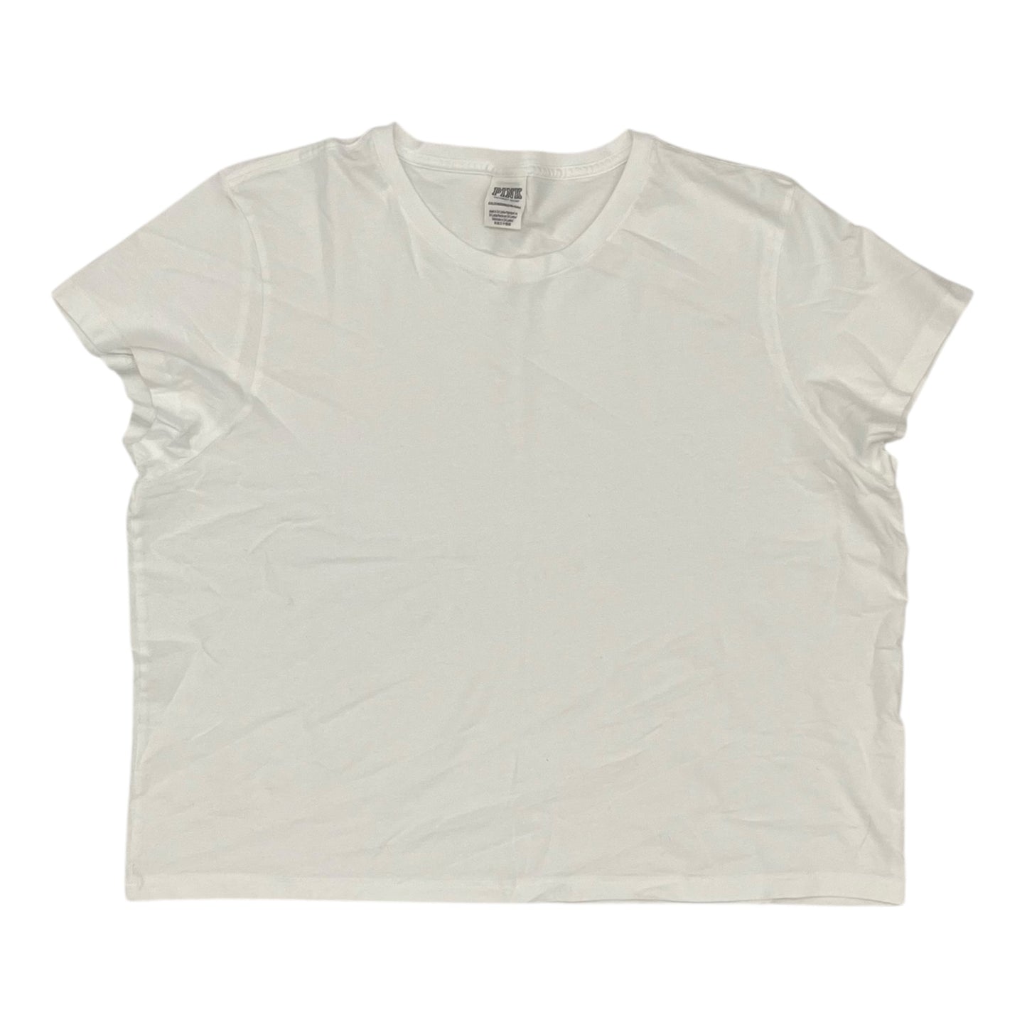 Top Ss By Pink In White, Size:Xxl