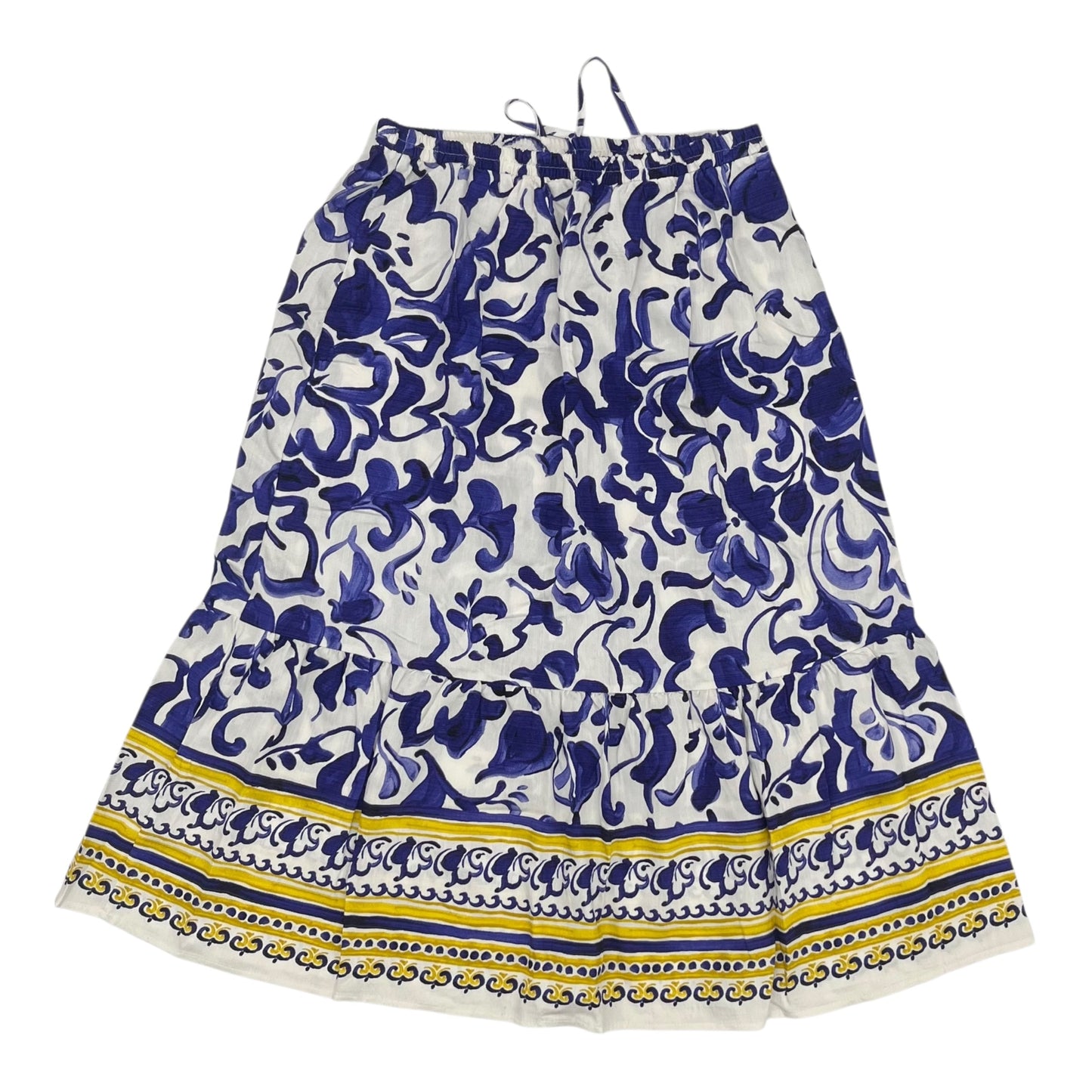 Skirt Midi By Mlle Gabrielle In Blue & White, Size:M