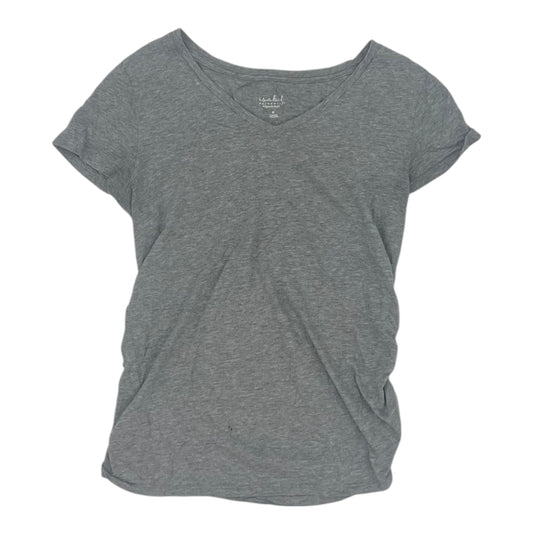 Mat Top Ss By Isabel Maternity In Grey, Size:M