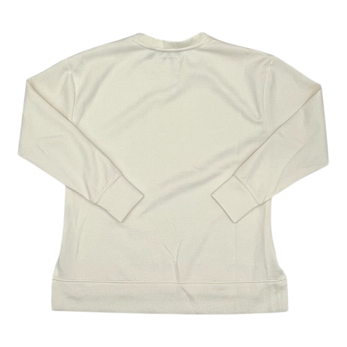 Athletic Top Ls Crewneck By Danskin In Cream, Size:S