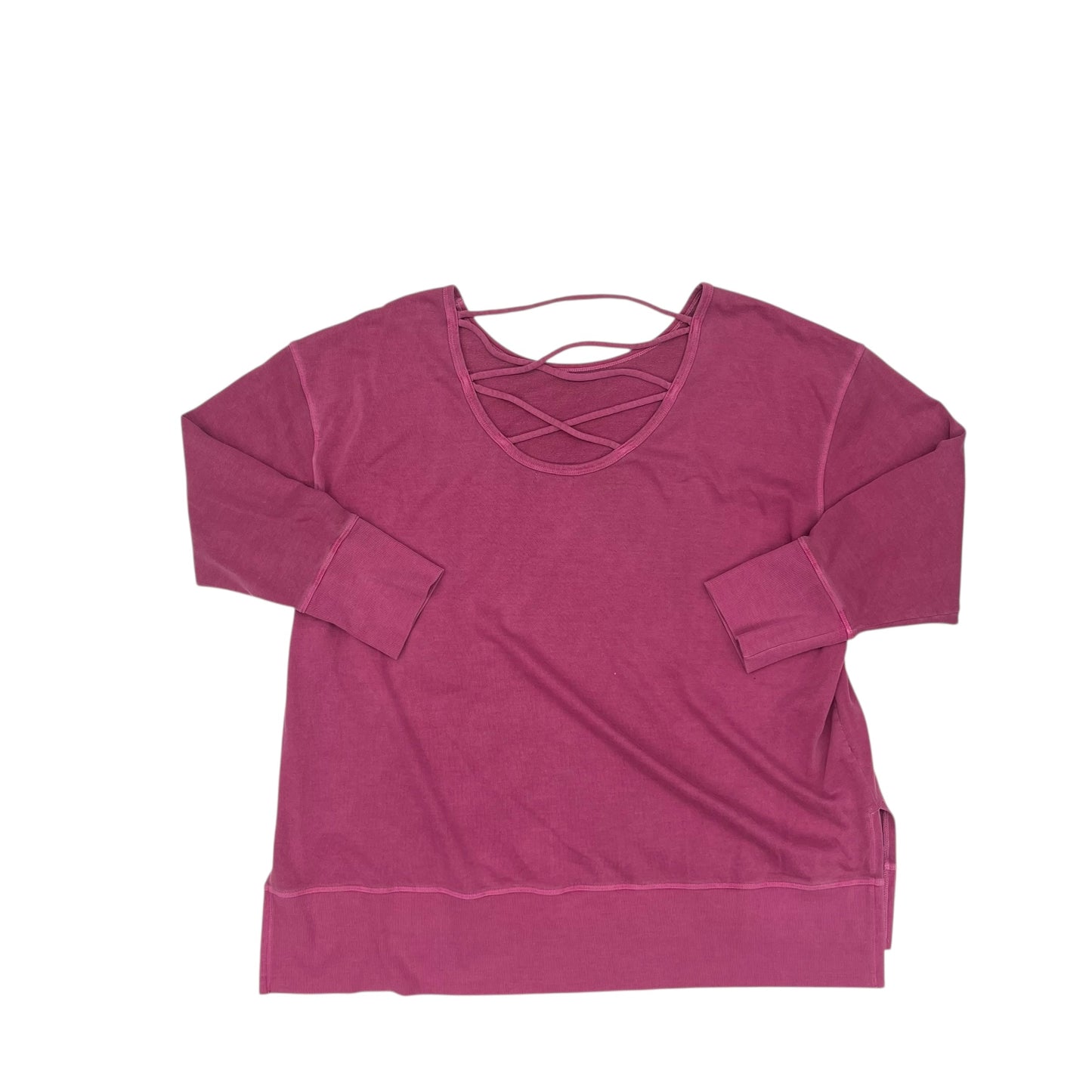 Top Ls By Maurices In Pink, Size:2X