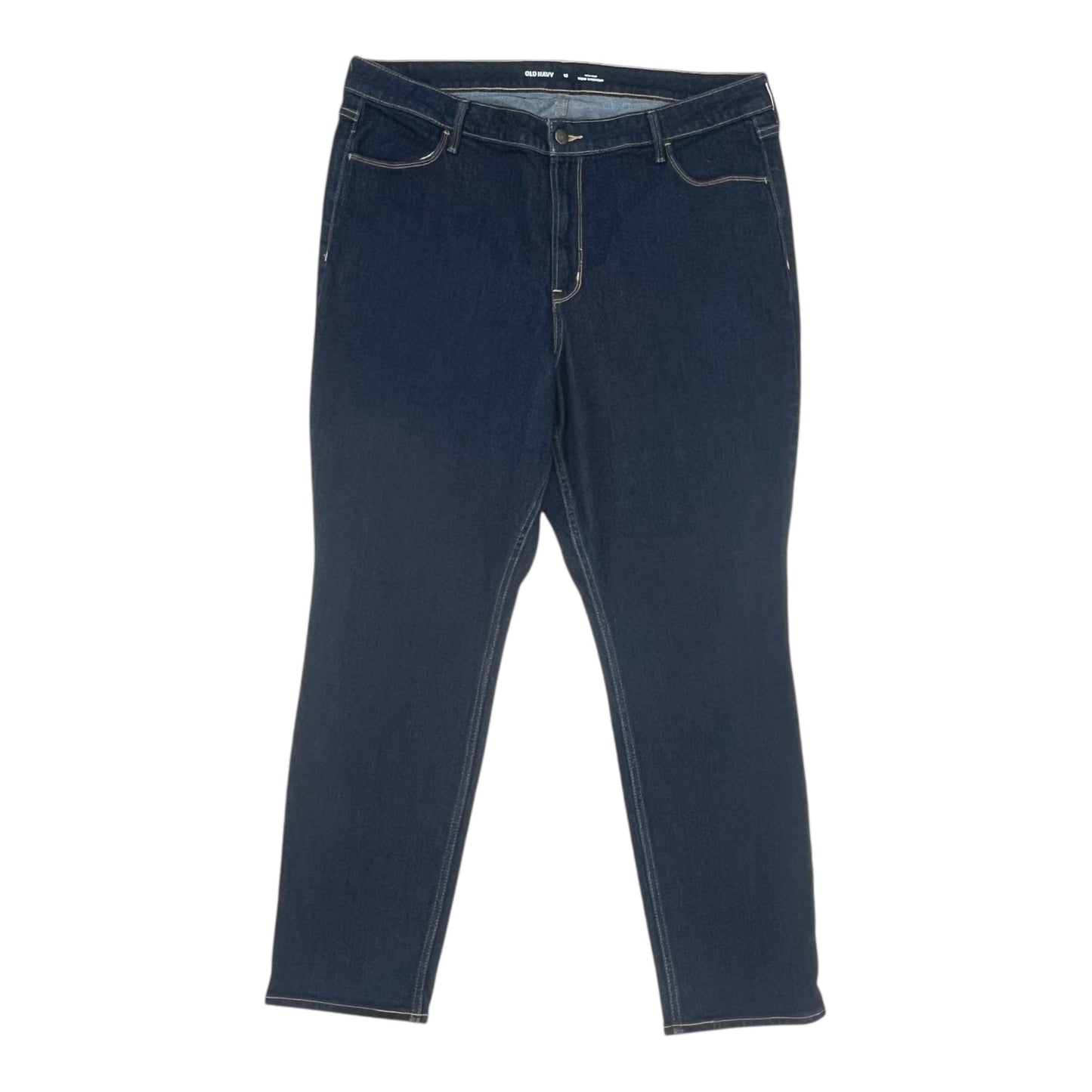 Jeans Straight By Old Navy In Blue Denim, Size:18