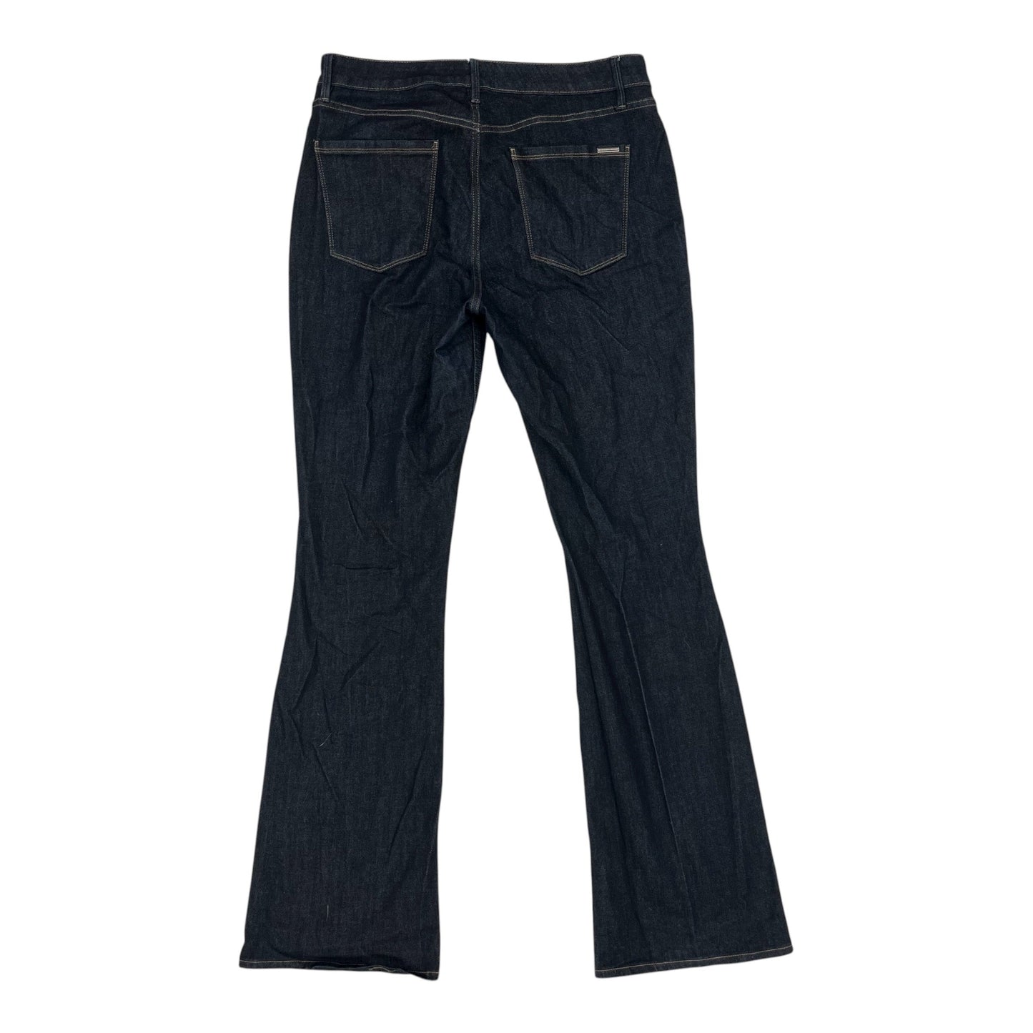 Jeans Flared By White House Black Market In Blue Denim, Size:14L