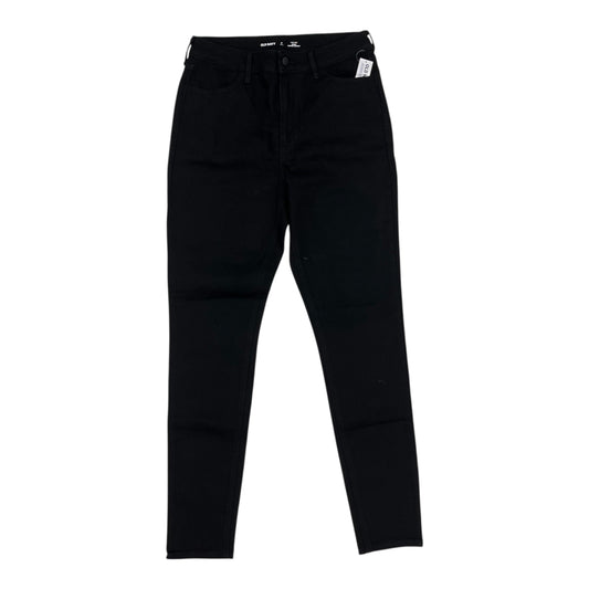 Jeans Skinny By Old Navy In Black Denim, Size:8L
