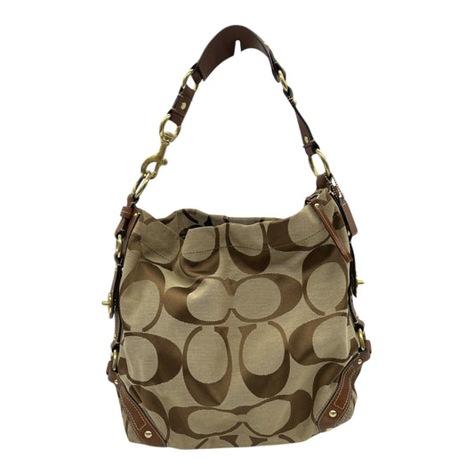 Handbag Designer By Coach In Brown, Size:Medium
