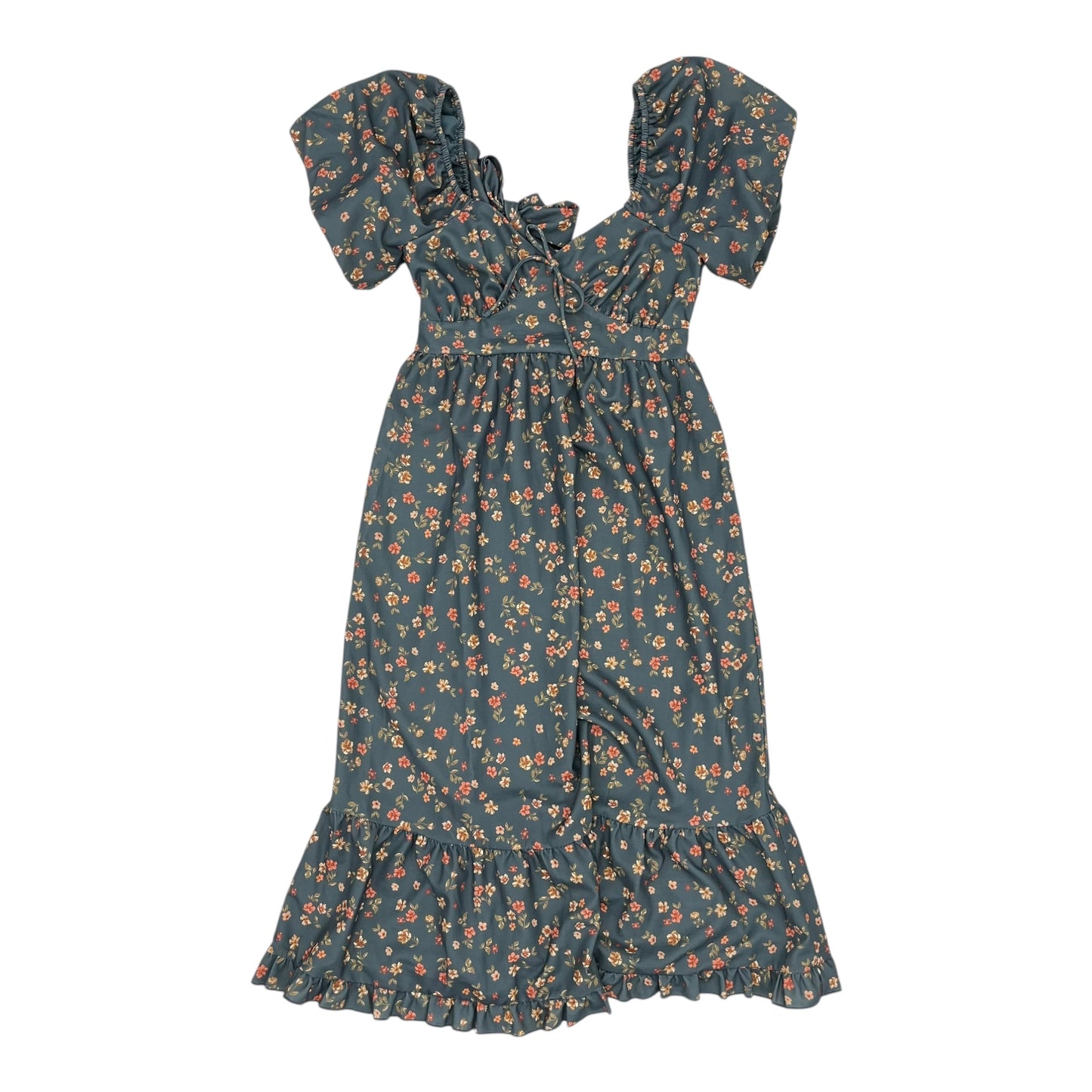Dress Casual Midi By Cme In Green, Size:S