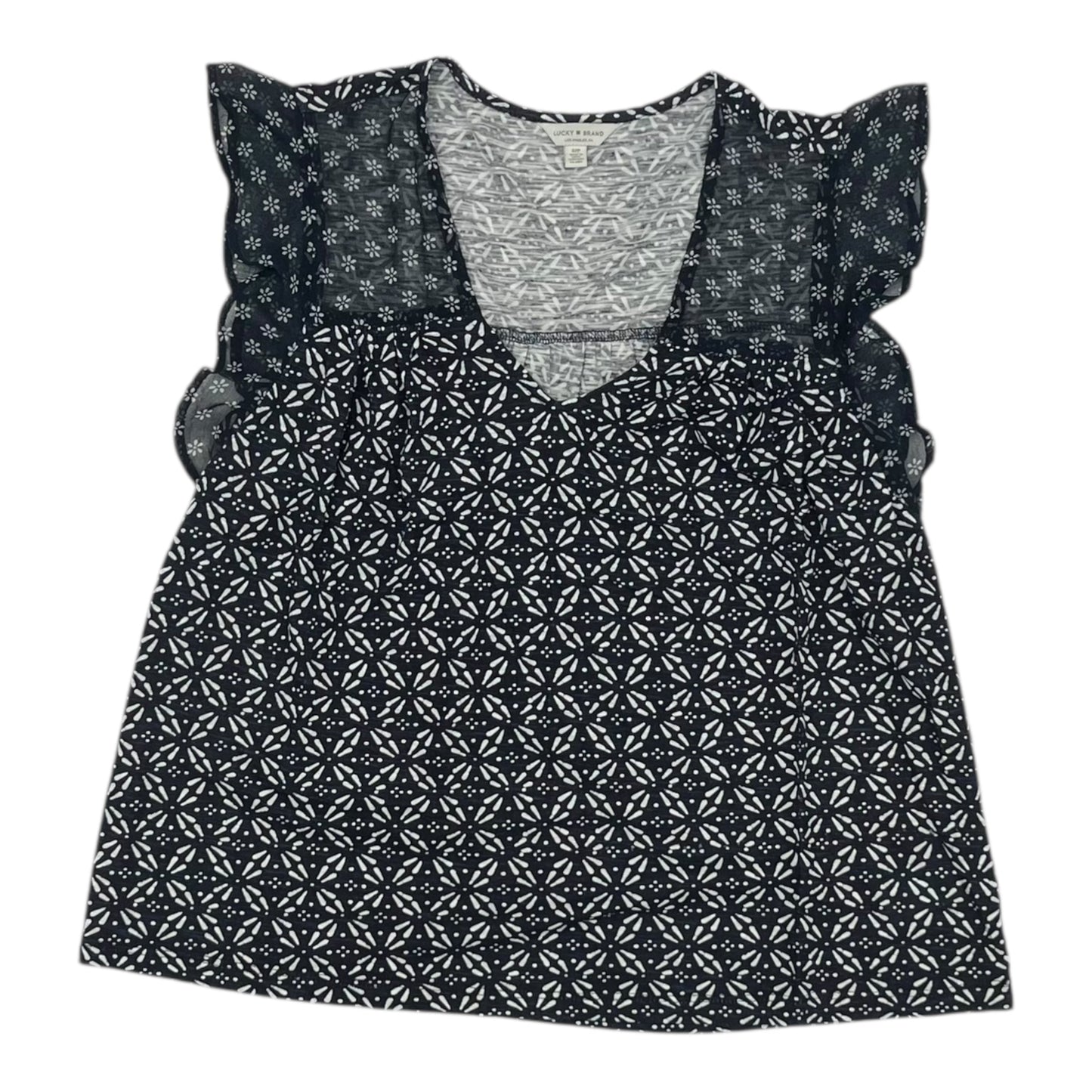 Top Ss By Lucky Brand In Blue & White, Size:S