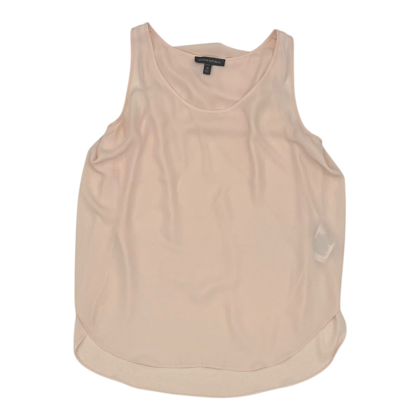 Blouse Sleeveless By Banana Republic In Orange, Size:M