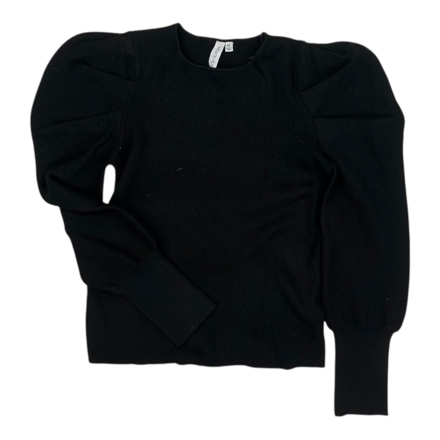 Sweater By Clothes Mentor In Black, Size:Xl